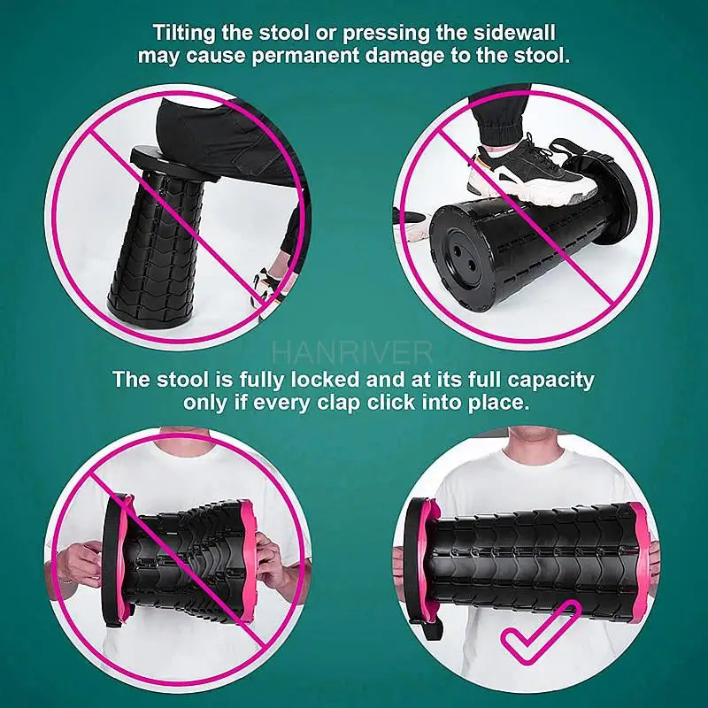 Foldable Telescopic Stool